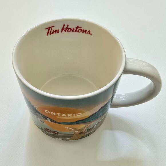 Tim Hortons 2025 Canada Ontario Travel Collection - Art Embossed Coffee Tea Mug - Picture 2 of 10